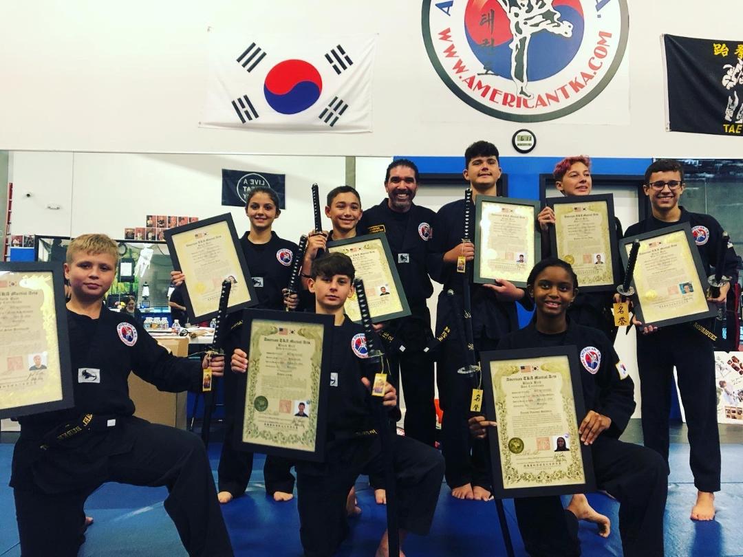 Black belt Class Certificates 2019
